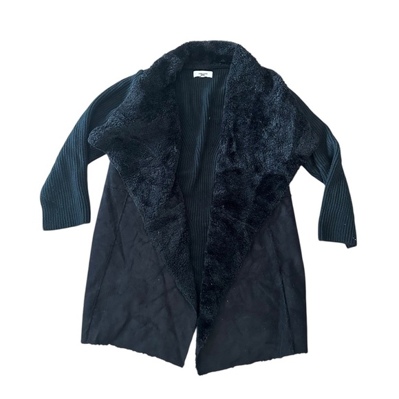 John & Jenn Women’s Black Sweater Jacket Coat Size XL - Picture 1 of 4